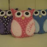 Personalized Owl Lovie - Pink, Purple, or Blue