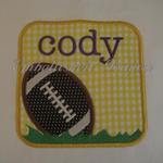 Personalized Football Patch