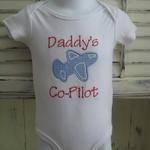 Daddy's Co-Pilot Onesie